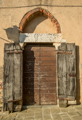 Doorway in Montemerano, Tuscany - 118054907