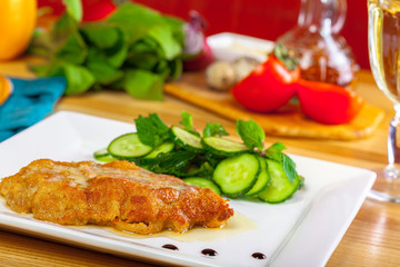 German schnitzel