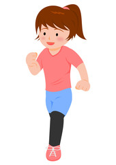 ジョギング　ランニング　女性