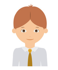 young man male isolated vector illustration design