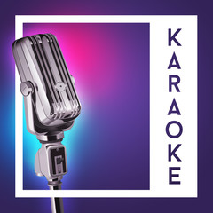 Karaoke Banner Background