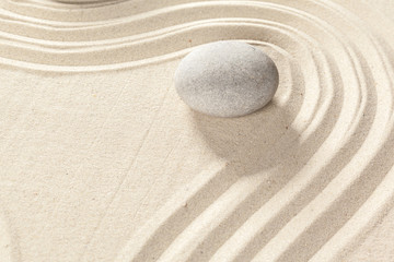 Fototapeta na wymiar japanese garden zen stone