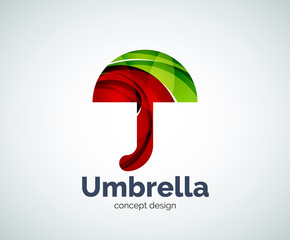 Vector umbrella logo template