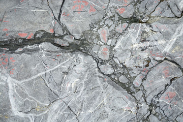 Old pink, grey marble background