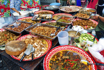 thai street food stall in bangkok thailand - 118063598