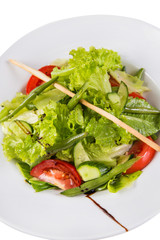 green vegetarian salad