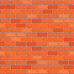 Seamless brick wall