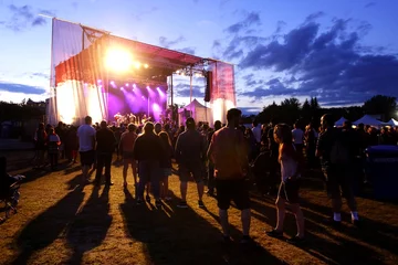 Fotobehang Outdoor concert © mario beauregard
