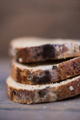 Fungus on expire bread