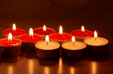 Christmas, Weihnachten, Advent, Meditation, Kerzen, Teelichter, Textraum, Copy space