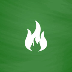 fire icon vector
