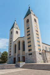 The parish church of St. James, the shrine of Our Lady of Medugorje