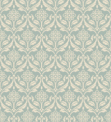 Antique seamless background 521 vintage curve spiral cross leaf flower vine
