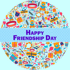 Obraz na płótnie Canvas Happy Friendship Day