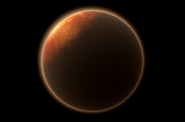 Mars In Space