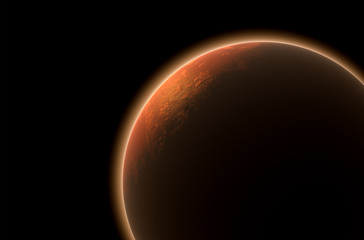 Mars In Space