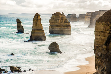 The Twelve Apostles Along the Great Ocean Road in Australia