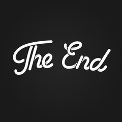 The End lettering