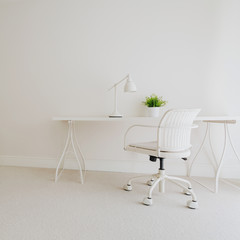 Bedroom in minimalist style