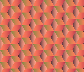 Abstract geometric background with cubes