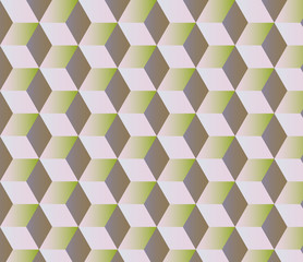 Abstract geometric background with cubes