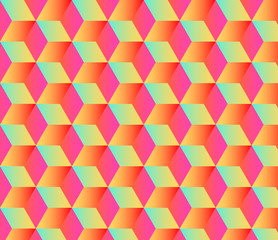 Abstract geometric background with cubes