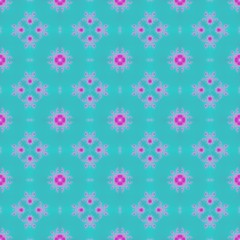 Fototapeta na wymiar Beautiful ornate floral seamless kaleidoscope pattern 