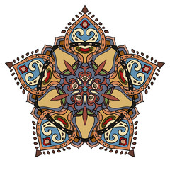 Mandala. Beautiful ornament. Vintage pattern. For your design.