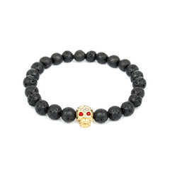 Fashion male bracelet isolated on white