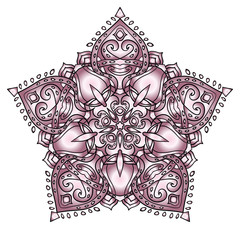 Mandala. Beautiful ornament. Vintage pattern. For your design.