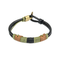 Fashion male bracelet isolated on white