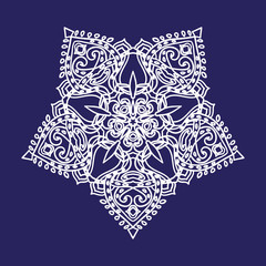 Mandala. Beautiful ornament. Vintage pattern. For your design.