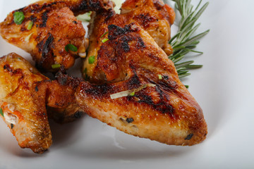 Grilled chicken wings