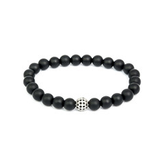 Fashion male bracelet isolated on white