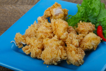 Crispy chicken nuggets