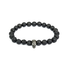 Fashion male bracelet isolated on white