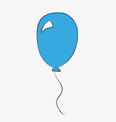 blue balloon