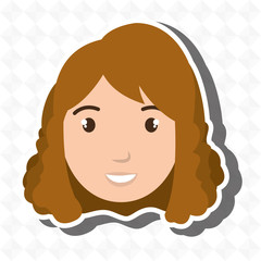 character woman young icon