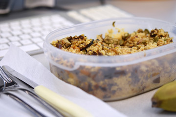 Homemade lunch at work (office)