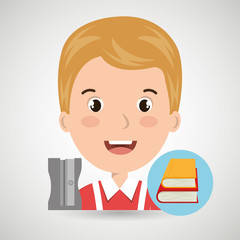 student books school elements