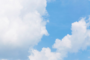 Blue sky with cloud with background daylight, natural sky composition, element of design ,Cloudy blue sky abstract background