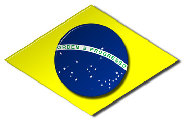 Brazilian Flag Emblem