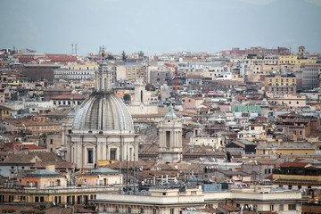 View from Gianicolo hill, Rome, Italy 