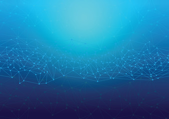 global of ai robotic, signal of data, technology abstract futuristic cyber net web connect to network background illustration 3d rendering, atom molecule of science, social internet of things