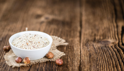 Portion of grounded Hazelnuts