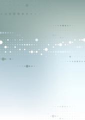 Obraz premium Abstract Dotted Tech Background - Modern Illustration, Vector