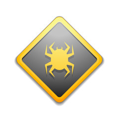Virus hazard sign