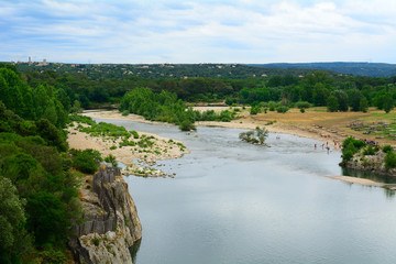 Fototapeta premium Gardon River, France