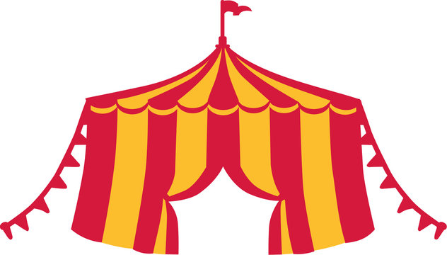 Funny circus tent