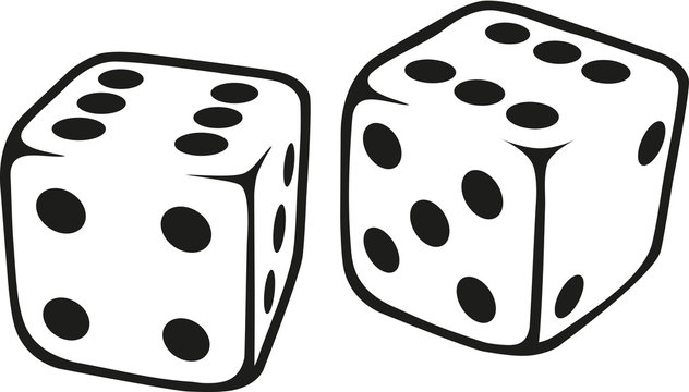 White dice